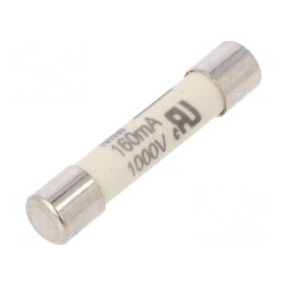 Siguranţă: siguranţă; ultra-rapid; 160mA; 1kVAC; 6,3x32mm; alamă