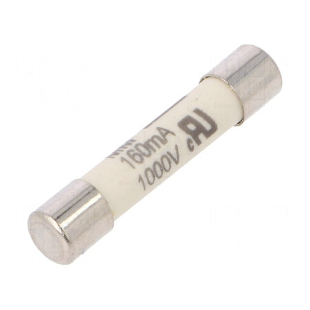 Siguranţă ultra-rapid 160mA 1kVAC 6,3x32mm alamă | Electronic-mag.ro | Componente Electronice