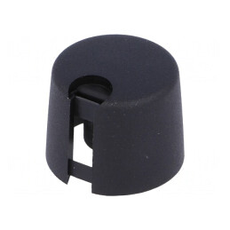 Buton Rotativ Negru cu Indicator 6mmx20mm | Electronic-mag.ro | Componente Electronice