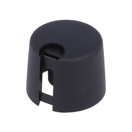 Buton Rotativ Negru cu Indicator 6mmx20mm | Electronic-mag.ro | Componente Electronice