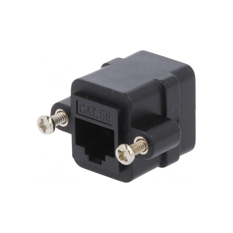 Adaptor Soclu PIN 8p8c Cat 5e Neecranat Negru | Electronic-mag.ro | Componente Electronice Adaptor Soclu PIN 8p8c Cat 5e Neecranat Negru | Electronic-mag.ro | Componente Electronice