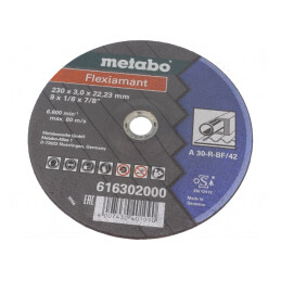 Disc de tăiere oțel 230mm 22,2mm 3mm | Electronic-mag.ro | Componente Electronice