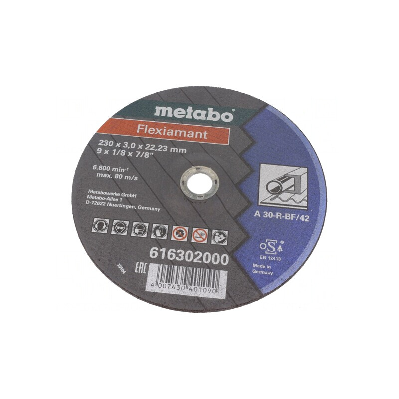 Disc de tăiere oțel 230mm 22,2mm 3mm | Electronic-mag.ro | Componente Electronice