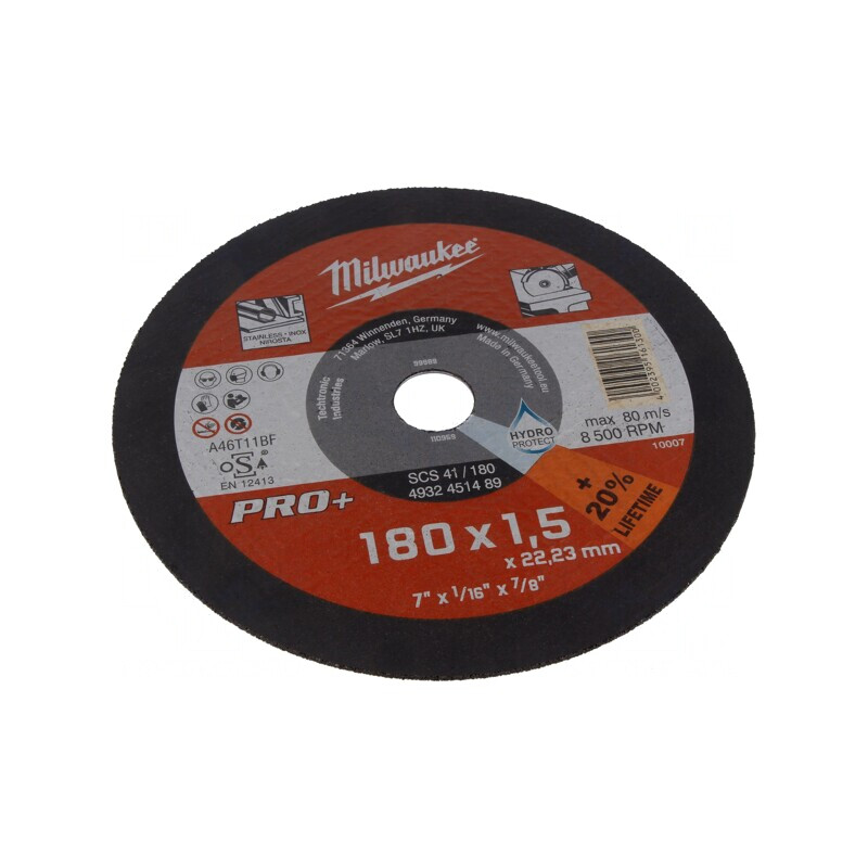 Disc de tăiere 180mm 22,2mm 1,5mm | Electronic-mag.ro | Componente Electronice