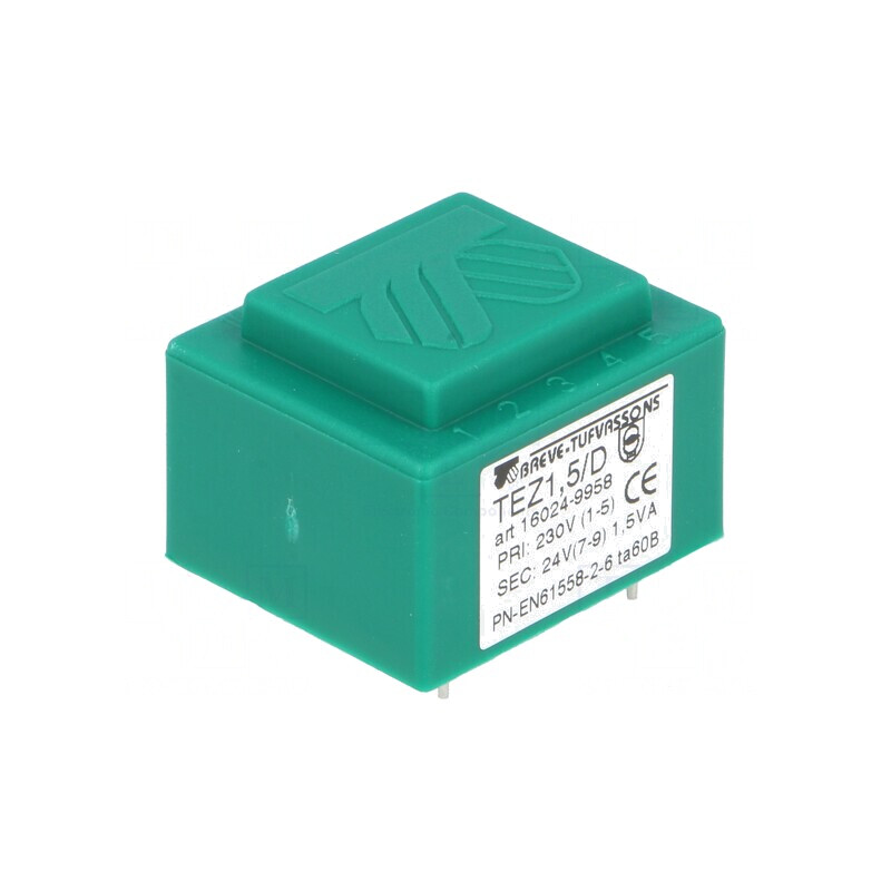 Transformator Încapsulat 1.5VA 230V la 24V PCB | Electronic-mag.ro | Componente Electronice
