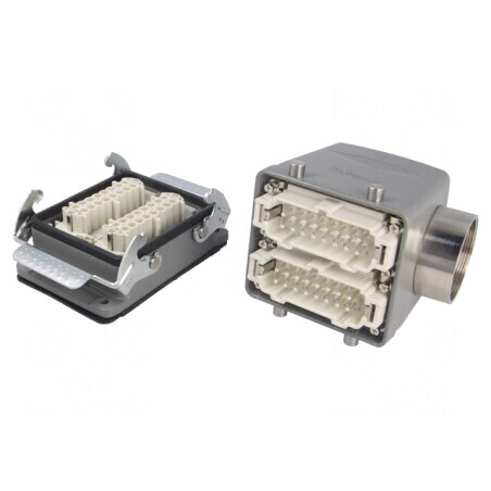 Conector HDC Tată Mamă 32 PIN fără Garnitură Metalică | Electronic-mag.ro | Componente Electronice