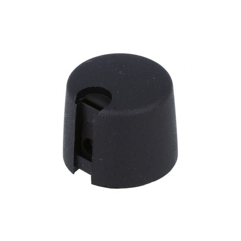 Buton rotativ cu indicator plastic negru 4mm | Electronic-mag.ro | Componente Electronice