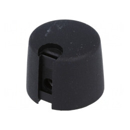 Buton Rotativ Plastic Negru 6mm 20x16mm | Electronic-mag.ro | Componente Electronice