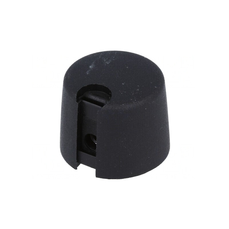 Buton Rotativ Plastic Negru 6mm 20x16mm | Electronic-mag.ro | Componente Electronice