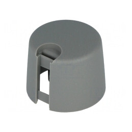 Buton rotativ indicator plastic gri 6mm 20x16mm | Electronic-mag.ro | Componente Electronice