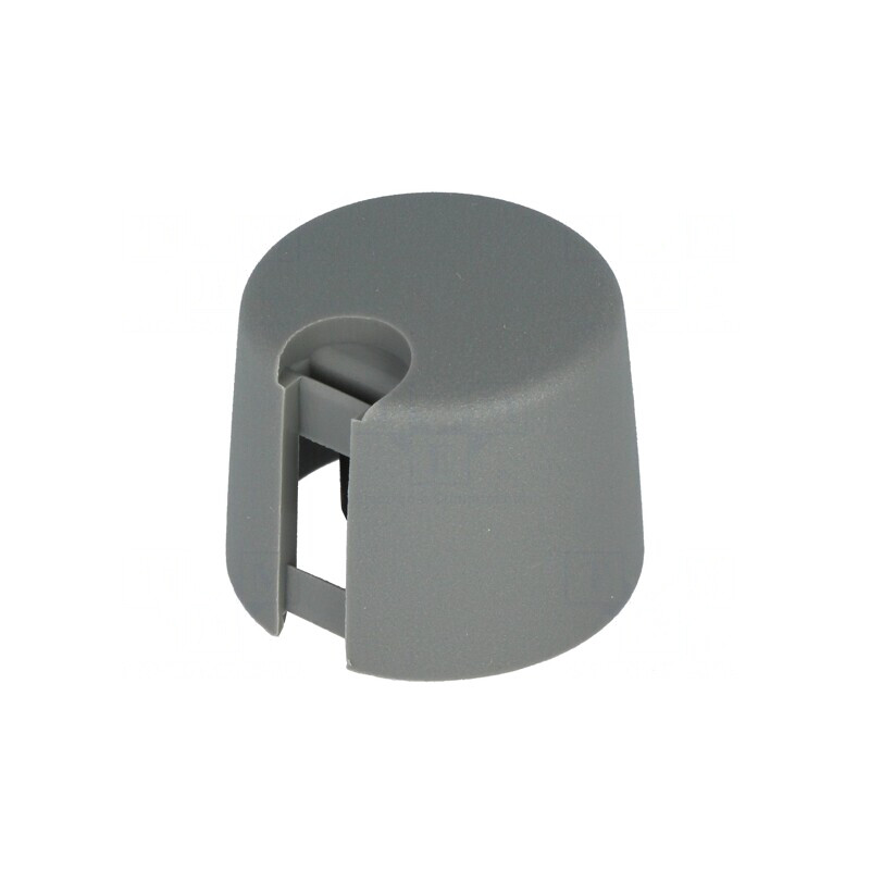 Buton rotativ indicator plastic gri 6mm 20x16mm | Electronic-mag.ro | Componente Electronice