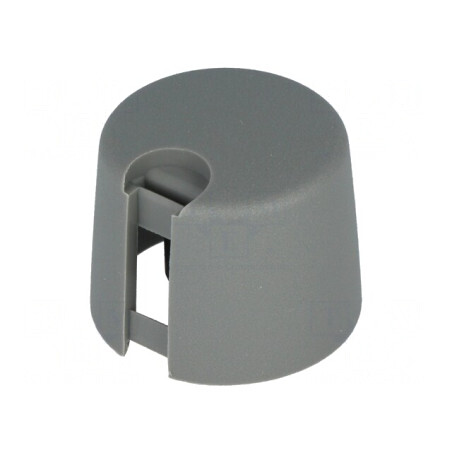 Buton rotativ indicator plastic gri 6mm 20x16mm | Electronic-mag.ro | Componente Electronice