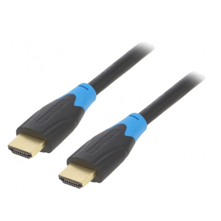 Cablu HDMI 2.0 Negru 3m PVC | Electronic-mag.ro | Componente Electronice