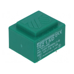 Transformator încapsulat 1,5VA 230VAC 12V PCB | Electronic-mag.ro | Componente Electronice