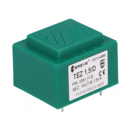 Transformator încapsulat 1,5VA 230V 15V 100mA PCB | Electronic-mag.ro | Componente Electronice