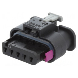 Conector MCON 1.2 5-PIN Auto Mamă Negru | Electronic-mag.ro | Componente Electronice