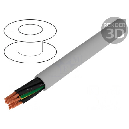 Cablu Neecranat 0.75mm2 Gri 300V/500V | Electronic-mag.ro | Componente Electronice