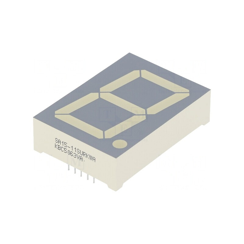 Afişaj LED 7 Segmente 38,1mm Roşu | Electronic-mag.ro | Componente Electronice