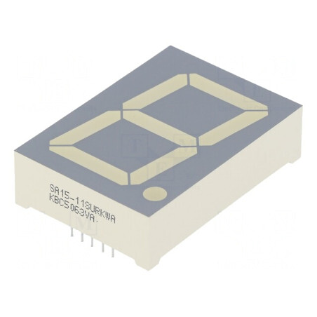 Afişaj LED 7 Segmente 38,1mm Roşu | Electronic-mag.ro | Componente Electronice