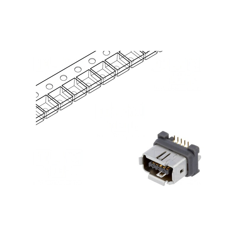 Conector ix Industrial SMT 10 PIN Aurit Tată | Electronic-mag.ro | Componente Electronice Conector ix Industrial SMT 10 PIN Aurit Tată | Electronic-mag.ro | Componente Electronice