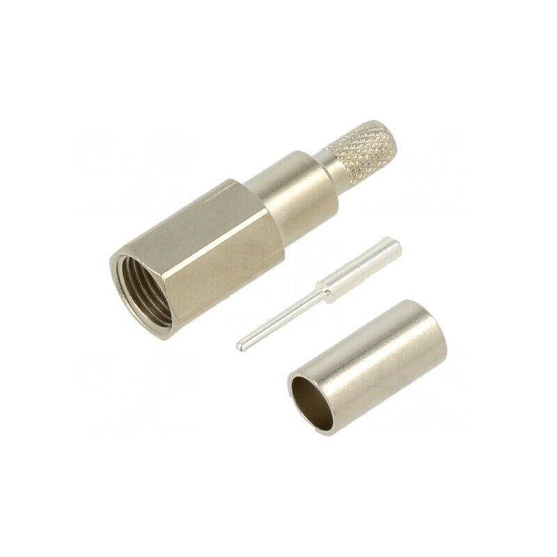 Mufă FME tată drept RG58C/U 50Ω 2GHz | Electronic-mag.ro | Componente Electronice
