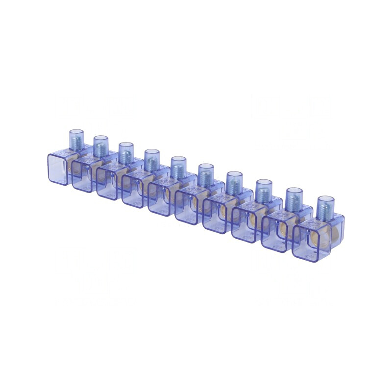 Regletă de Conexiuni cu Șurub 10mm2 450V 10 Piste | Electronic-mag.ro | Componente Electronice