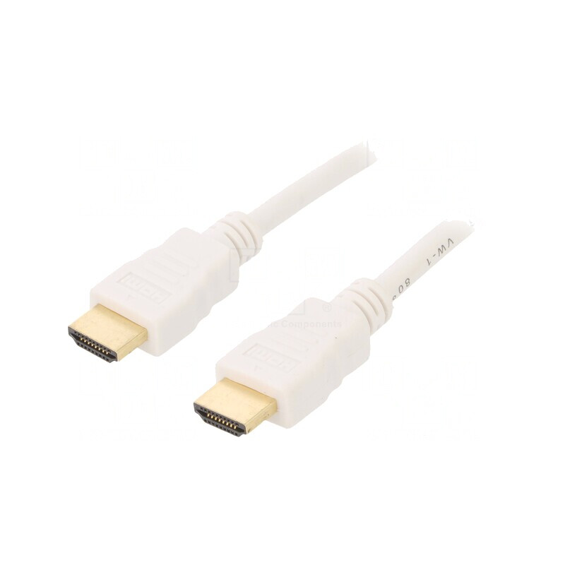 Cablu HDMI 2.0 1.8m Alb | Electronic-mag.ro | Componente Electronice