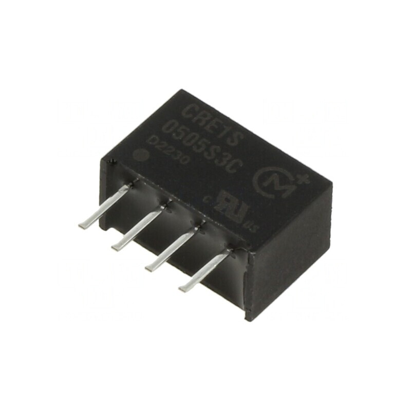 Convertor DC-DC 1W 3V-5V 200mA SIP | Electronic-mag.ro | Componente Electronice