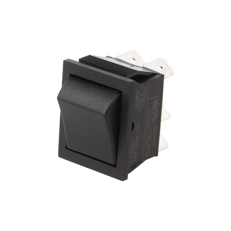 Rocker Switch 16A 250VAC 6.3x0.8mm Connectors | Electronic-mag.ro | Componente Electronice