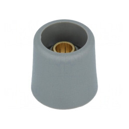Buton rotativ poliamidă gri 6mm 16x16mm | Electronic-mag.ro | Componente Electronice
