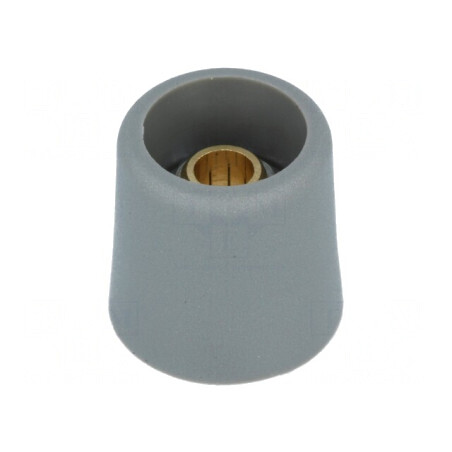 Buton rotativ poliamidă gri 6mm 16x16mm | Electronic-mag.ro | Componente Electronice