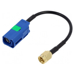 Cablu Fakra mamă la SMA tată 100mm | Electronic-mag.ro | Componente Electronice