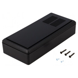 Carcasă Universală Ventilată ABS 61x131x28mm | Electronic-mag.ro | Componente Electronice