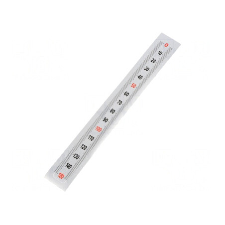 Mini Riglă Autoadezivă Verticală din Plastic 11mm | Electronic-mag.ro | Componente Electronice