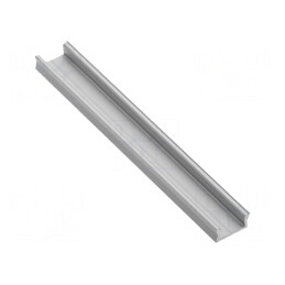 Profil Aluminiu Anodizat Argintiu 1m pentru Module LED GLAX MINI | Electronic-mag.ro | Componente Electronice