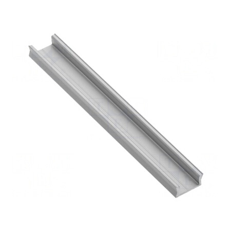 Profil Aluminiu Anodizat Argintiu 1m pentru Module LED GLAX MINI | Electronic-mag.ro | Componente Electronice