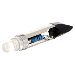 Lampă LED Albă 24V T6.8 | Electronic-mag.ro | Componente Electronice
