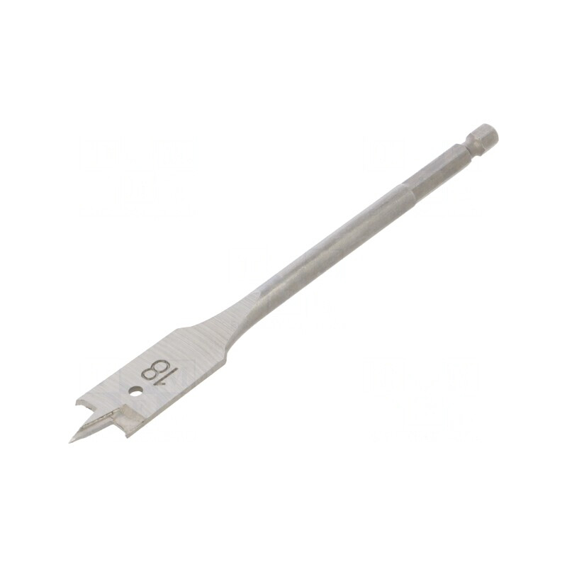 Burghiu Lopată Lemn 18mm 152mm | Electronic-mag.ro | Componente Electronice