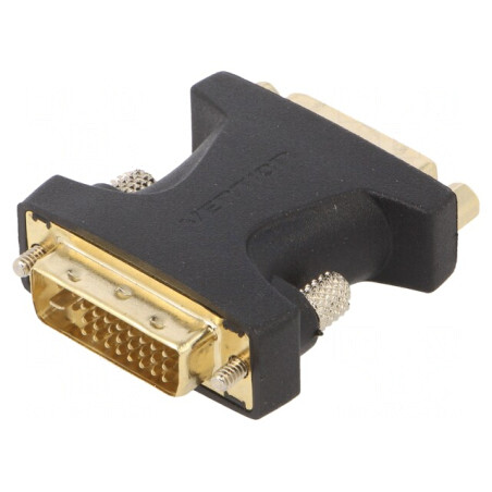 Adaptor DVI-I Negru 24+5 Pin | Electronic-mag.ro | Componente Electronice