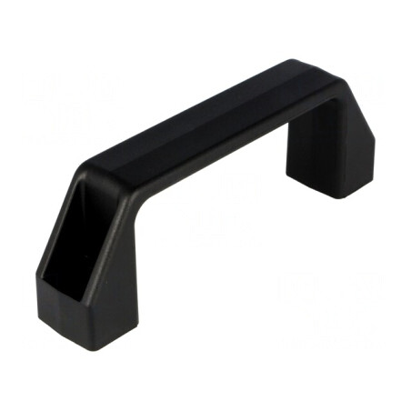 Manetă tehnopolimer neagră 38mm 109mm 21mm | Electronic-mag.ro | Componente Electronice