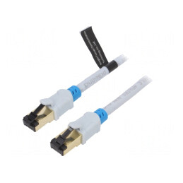 Patch Cord S/FTP Cat6 Gri 1.5m Aurit | Electronic-mag.ro | Componente Electronice
