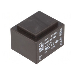 Transformator Încapsulat 1,5VA 230V 9V PCB | Electronic-mag.ro | Componente Electronice