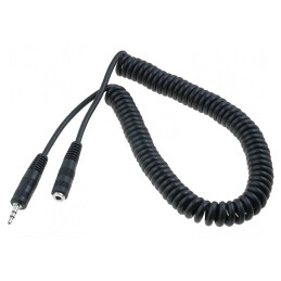 Cablu Audio Jack 3.5mm 3m Negru | Electronic-mag.ro | Componente Electronice