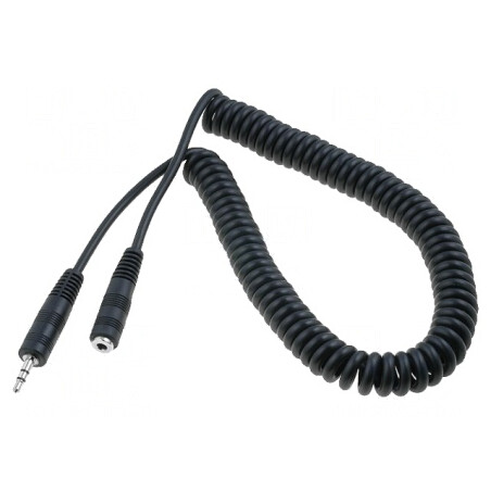 Cablu Audio Jack 3.5mm 3m Negru | Electronic-mag.ro | Componente Electronice