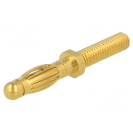 Mufă Banană 4mm Aurită Panou 32A 60VDC | Electronic-mag.ro | Componente Electronice