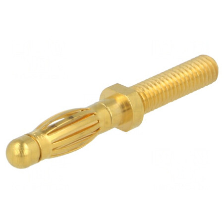 Mufă Banană 4mm Aurită Panou 32A 60VDC | Electronic-mag.ro | Componente Electronice