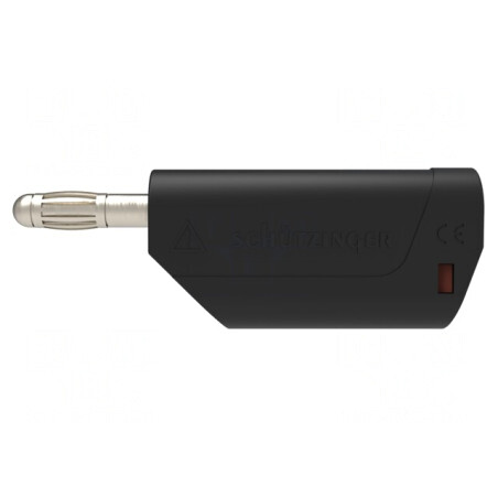 Mufă banană 4mm 32A neagră | Electronic-mag.ro | Componente Electronice