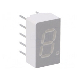 Afișaj LED 7 Segmente Galben 7.62mm | Electronic-mag.ro | Componente Electronice