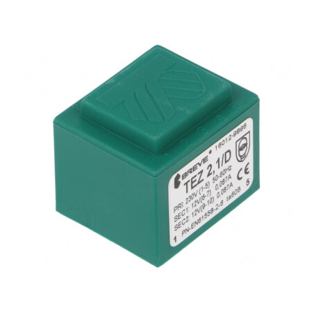 Transformator Încapsulat 2,1VA 230V AC 12V 88mA PCB | Electronic-mag.ro | Componente Electronice