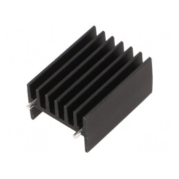 Radiator Extrudat Negru TO247 16x23.4x32mm 11°C/W | Electronic-mag.ro | Componente Electronice